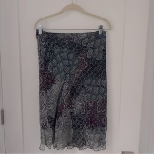 Patrizia Pepe Blue turquoise Paisley Skirt